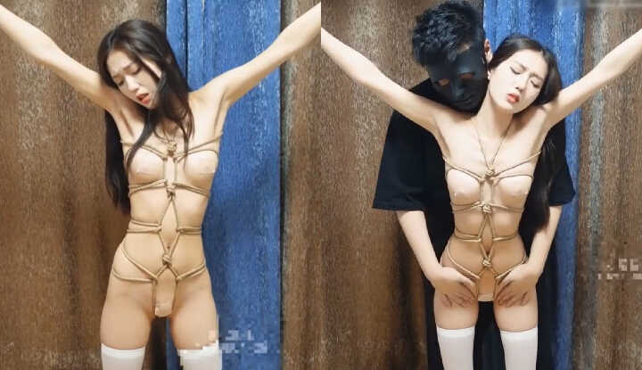 顶级模特福利姬 灵灵 SM调教新作 学渣男生报复清纯女老师 迷晕绳敷捆绑 打桩花式爆操 疯狂凌虐小穴！