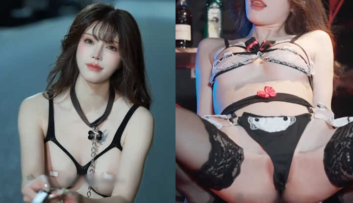 超人气女神 鹿八岁 犬系学妹写真 肤白如雪完美颜值 翘臀36d白嫩美乳 细条内裤勾勒小穴 诱人逼缝反差十足！