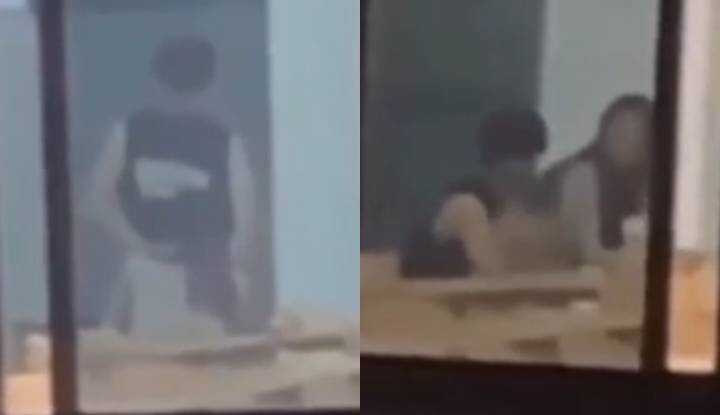 四川武侯学生妹 陆奕好 教室后入做爱被偷拍 写淫荡情书自曝穴紧遭内射 反差到爆！