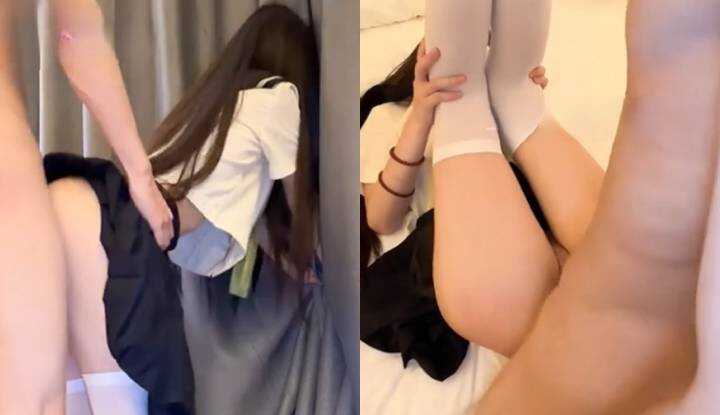 少女福利姬 LuckyDog77 私定淫片流出 白丝JK萝莉线下约粉 被拽头发打桩爆操 清纯反差叫声超淫！