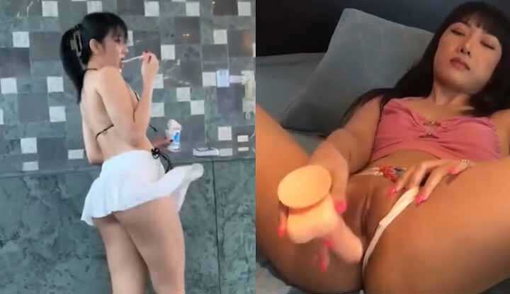 兔女郎巨乳御姐 自拍裸露自慰视频曝光 无毛嫩穴骑乘假屌 露脸淫荡反差炸裂！