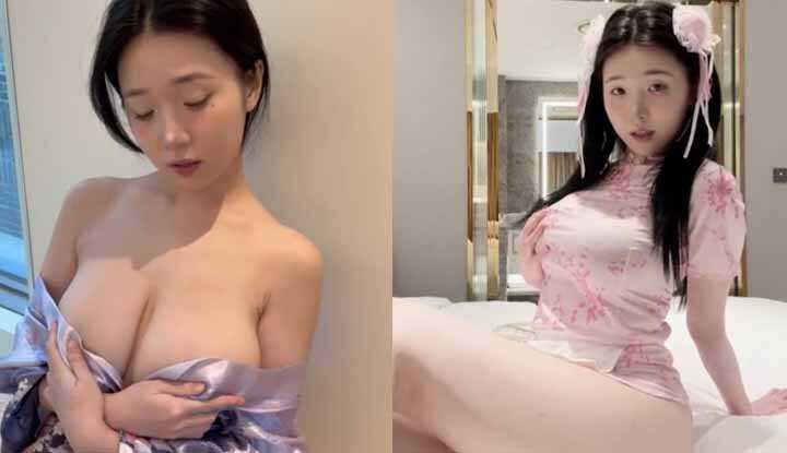 [韩国] 李妍雨-高颜值网红 性感装束白嫩巨乳呼之欲出 揉奶舔舐假屌诱人心魄 反差魅力炸裂！