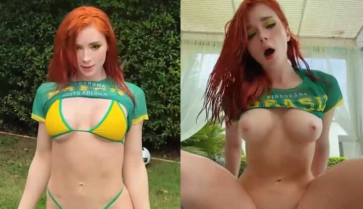 [欧美]  甜狐Sweetie_Fox-爆火尤物 化身火辣健身女孩 户外深喉口爆大洋屌 女上骑乘后入爆操！