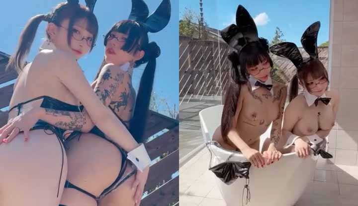 小丁Komachi, MeltyMelu-OF女神最新私拍 cos兔女郎造型 镜头前娇躯自抚自慰 动作撩人挑逗感官！