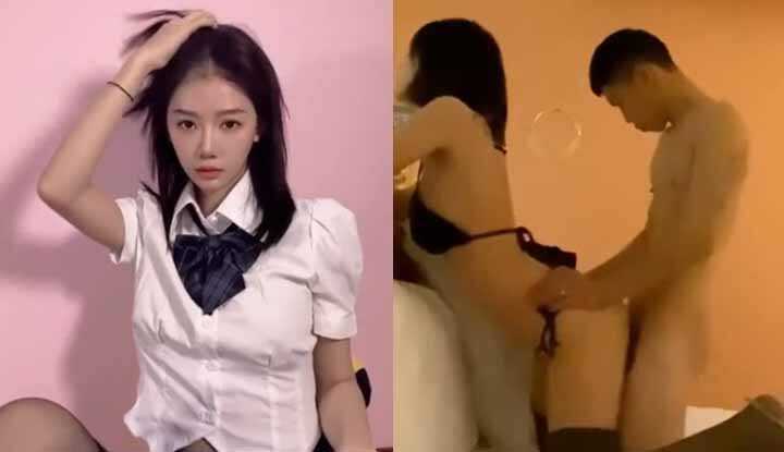 成都崇州极品女神 出轨精神小伙劈腿视频曝光 JK黑丝网聊舔脚 线下足交撸屌狂插白虎肥穴！