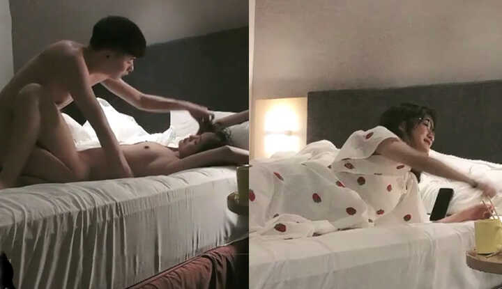 纯情女舔狗 酒店偷拍性爱视频流出 恋爱零经验痴迷渣男被骗破处 传统体位猛操嫩穴淫叫连连！