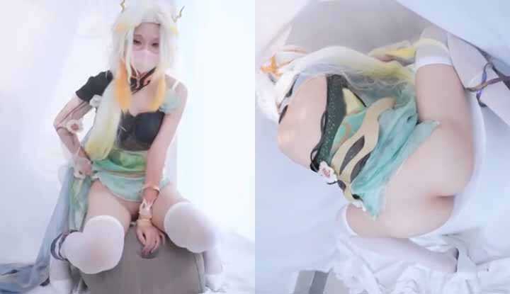 沐沐酱-极品福利姬 自慰私拍流出 纤细尤物COS大乔性感撩人 炮机自慰美鲍淫艳夺目！