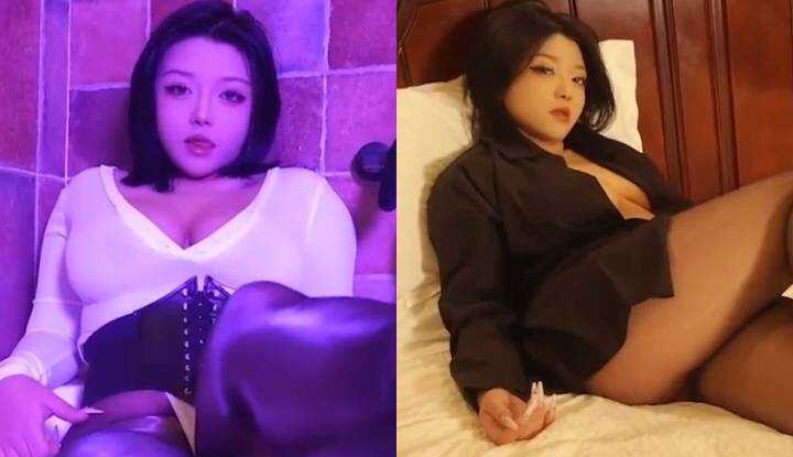 私拍大神 老虎菜 为06年极品美女拍摄性感写真 巨乳肥臀黑丝豹纹吐舌诱惑 性感尤物散发致命诱惑！