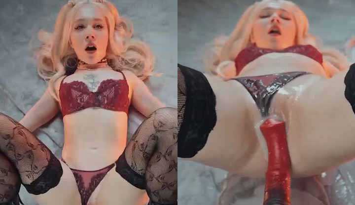 [欧美]  极品网黄 CreamySpot 福利视频流出 Cos弥海砂 炮机猛烈抽插白虎穴 淫水喷涌四溅！