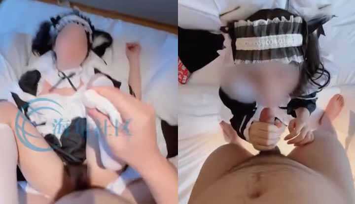 海角乱伦大神 纯爱藏黄刀 新作！表妹穿上女仆装撅臀诱惑 被巨屌狠操嫩穴 淫水喷溅床单！