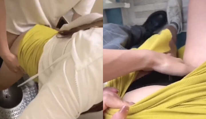 推特女神 叶子姐姐 火车上勾引小哥厕所做爱 巨乳白腿疯狂撩拨 狭小空间中激情狂操无套内射！