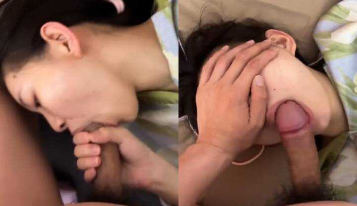 帮哥哥吹一会儿的屌，终于可以放进小穴舒服一下