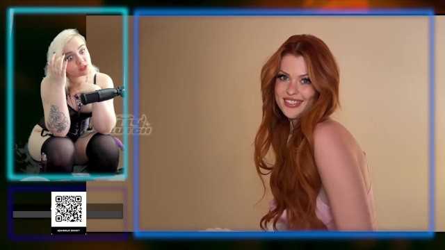 女孩观看与红发荡妇Elly Clutch的色情片