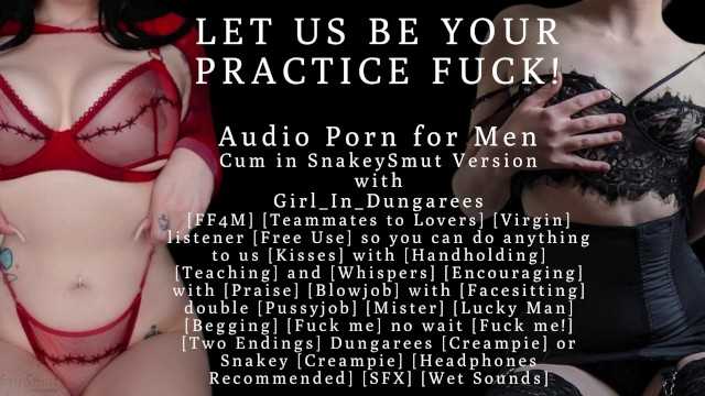 让我们成为你的练习性爱！ | 与穿背带裤的女孩合作 [音频色情] [免费使用队友] [三人行]