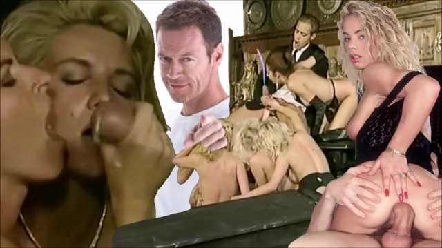 口交狂欢 Rocco Siffredi，2 女 1 男完成口交 FFM 口交团体性爱 复古狂欢