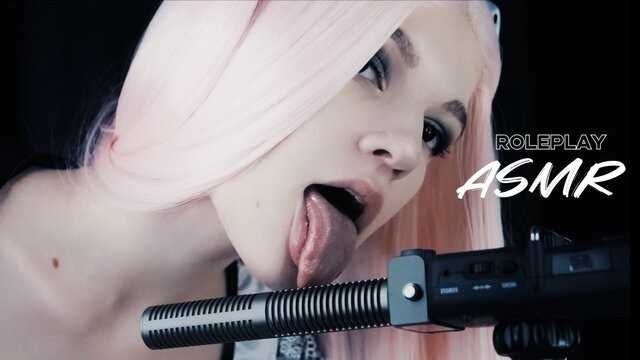 ASMR - 女仆会为你清洁｜舔两个麦克风，耳朵吃，按摩，触发｜SOLY ASMR