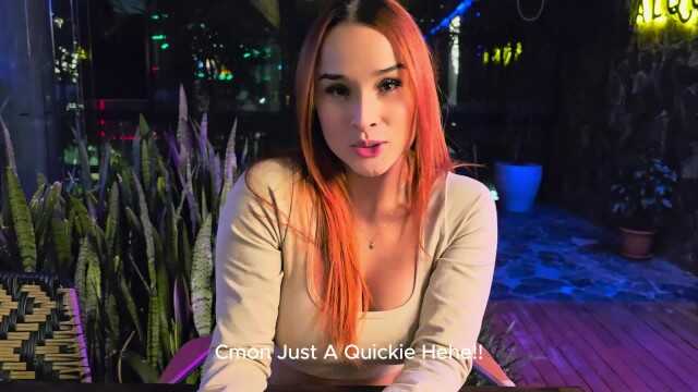 哥伦比亚少女在餐厅卫生间与陌生人进行危险公开性行为！- 阿贝拉·奥尔森