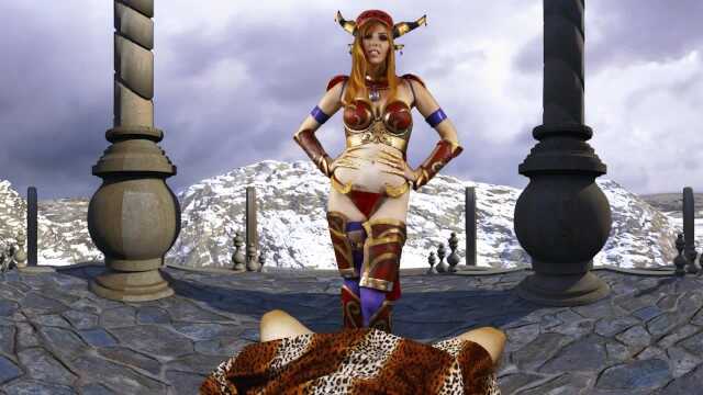 Lauren Phillips in Whorecraft - Alexlabia 需要一堂关于鸡巴玩的课