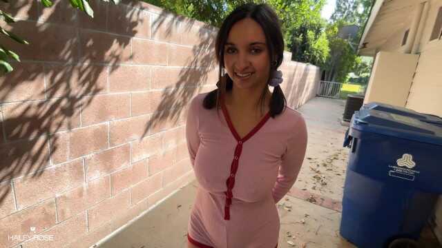 与最好的朋友海莉·罗斯户外喷水-脚趾上的高潮- (IG: @HAILEYROSEFCKS)