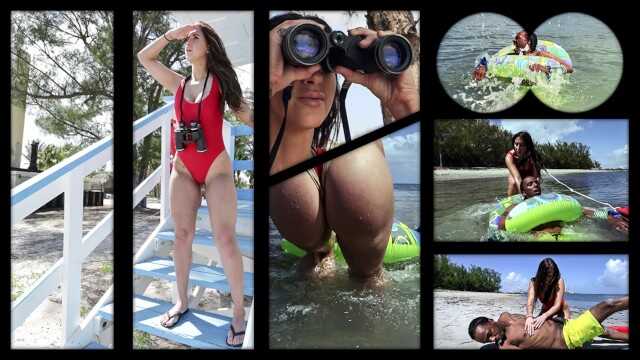 BANGBROS - 性感 PAWG Valerie Kay 看着海湾，从危险中救出 Charlie Mac