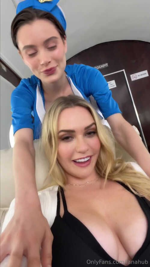 OnlyFans LanaHub 拉娜·罗德斯 和 米娅·马尔科瓦 头等舱性爱