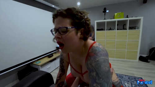 NerdPervert E373 Inara Stark 办公室女孩再次三根大鸡巴