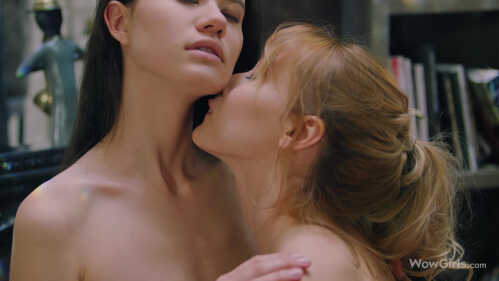 WowGirls Evelin Elle 和 Kelly Collins 美丽的光芒
