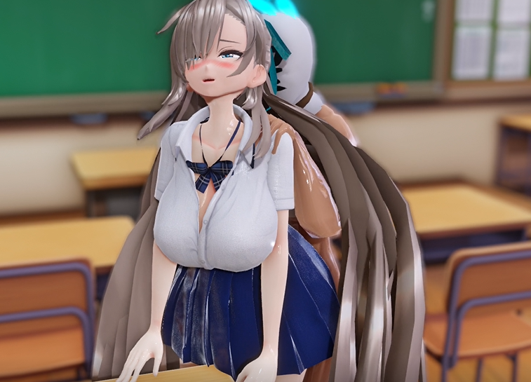 制服アスナ 立ちバック