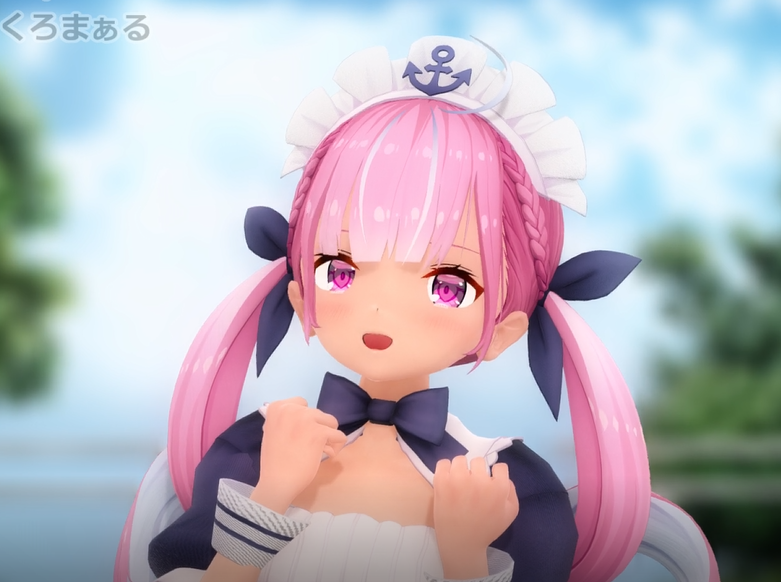 ファンサ 湊あ〇あ By.くろまぁる