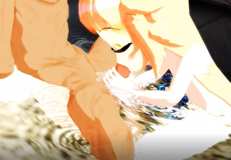 神社に住むきつねさん・さ迷った男性と温泉エッチ『またいつか会える？』