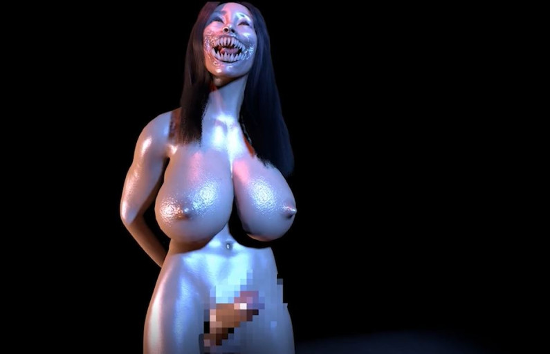 [秘密のクラブ] フタナリ化け物に襲われる