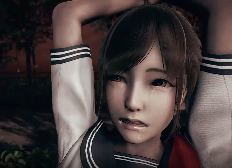 明るいうちから吊るされる。POV