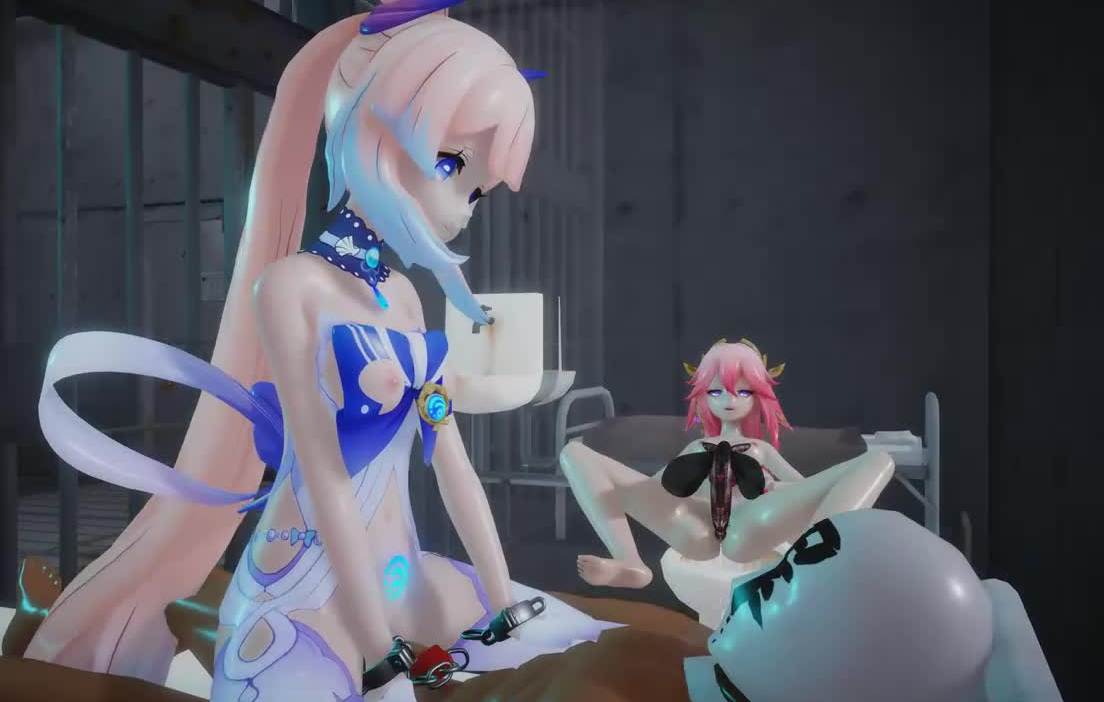 【原神调教系列1】神子VS心海（淫啪）