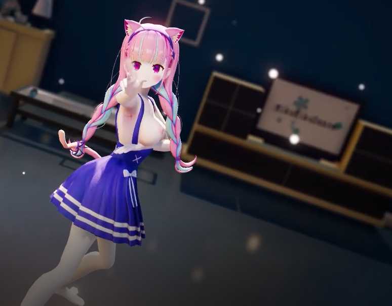 Pink Cat - 湊あくあAqua