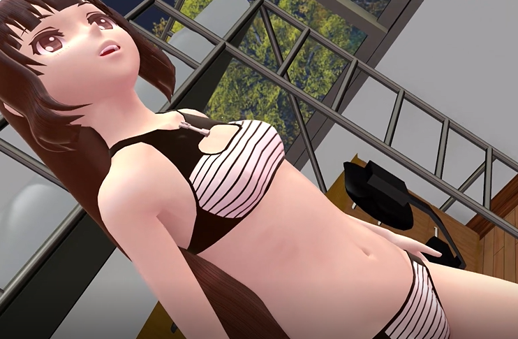 妹の到着を待ちわびる百木茉莉ちゃん