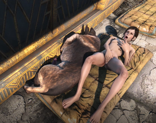 FO4 The Horny Little female dog