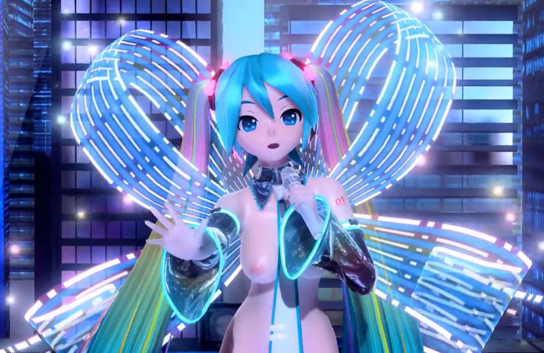 Project DIVA Mod Sharing the world(Boobs bounce)