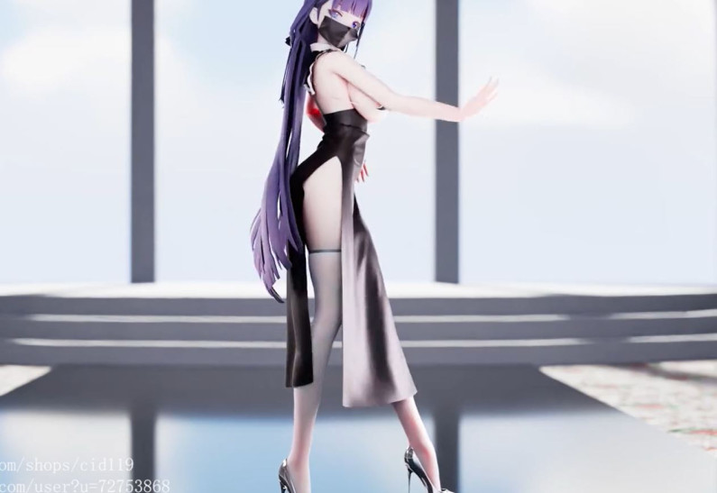 【舞啪SexDance/白丝修女服】芽衣（mei）——Psycho