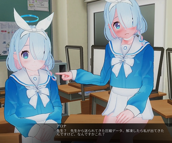 アロナちゃんとコピーアロナちゃんのレズセックス